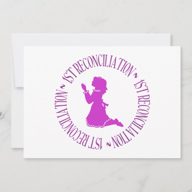 Carte 1re réconciliation - Confession (Devant)
