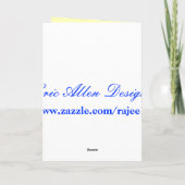 Carte 1st Birthday (Dos)