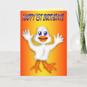 Carte 1st Birthday