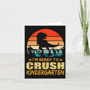 Carte 1st Day of Kindergarten