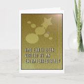 Carte 2004 de Christimas : Thème "extraterrestre" (Devant)