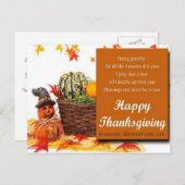 Carte 2014 de thanksgiving (Devant / Derrière)