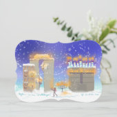 CARTE 2015 de Hanukkahville Hanoukka (Debout devant)