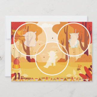 CARTE 2019カレンダー11月