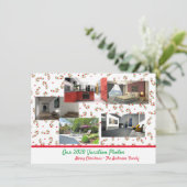 Carte 2020 Vacances Photos Funny Christmas Quarantine (Debout devant)