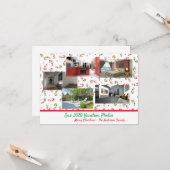 Carte 2020 Vacances Photos Funny Christmas Quarantine (Devant/Arrière en situation)