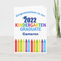 2022 Jardin d'enfants Diplômé sur mesure