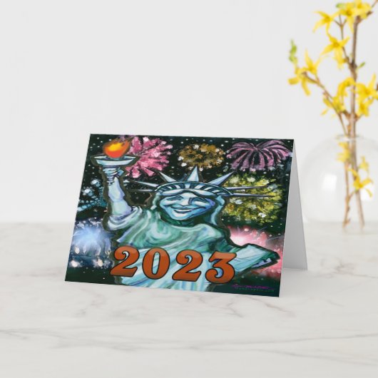 Carte 2023 (Fleur jaune)