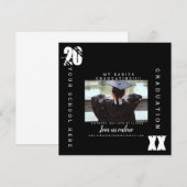 Carte 2023 Graduation Typographie Bold Photo Préscolaire (Devant / Derrière)