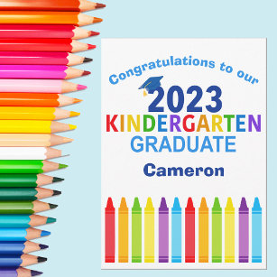 Carte 2023 Jardin d'enfants Diplômé sur mesure