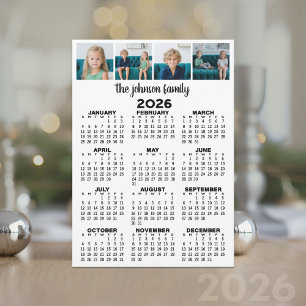 Carte 2024 Full Year View Calendar - 4 photos Holiday