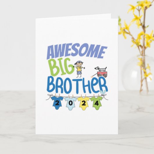 Carte 2024 Incroyable Big Brother (Fleur jaune)