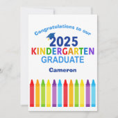 Carte 2025 Jardin d'enfants Diplômé sur mesure (Devant)