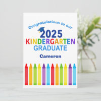 2025 Jardin d'enfants Diplômé sur mesure