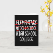 Carte 2025 Junior High Graduation Funny Middle School Gr (Fleur jaune)