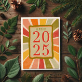 Carte 2025 Retro Stylish Fun Modern Grad Card