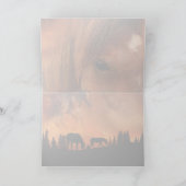 Carte 2026 Année du Cheval de Feu - Firestorm (Intérieur)