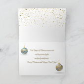 Carte 2026 Bonne année ! Festif des vacances d'hiver (Intérieur)