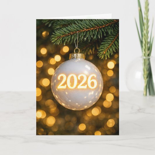 Carte 2026 Christmas Ornament (Devant)