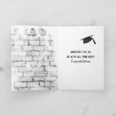 Carte 2026 Graduation Golden Retriever (Intérieur)