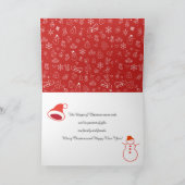 Carte 2026 Joyeux Noël & Bonne Année ! XMAS (Intérieur)