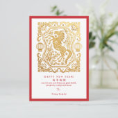 Carte 2026 Lunar New Year Of The Horse QR Code Calendar (Debout devant)