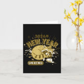 Carte 2026 New Year Same Hot Mess Celebration  (Fleur jaune)