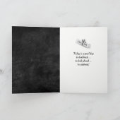 Carte 2026 Silver Graduation Laurel Wreath on Leather (Intérieur)