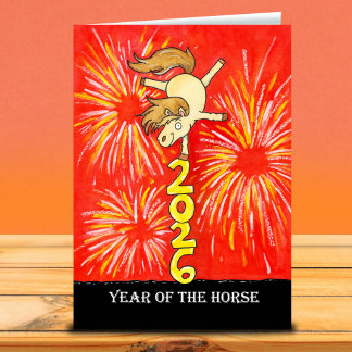 Carte 2026 Year of the Horse Greeting 