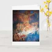 Carte #20 Apothéose des Slaves, Mucha (Fleur jaune)