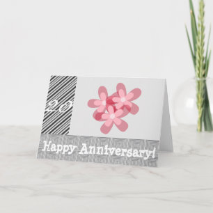 Carte 20e anniversaire de mariage