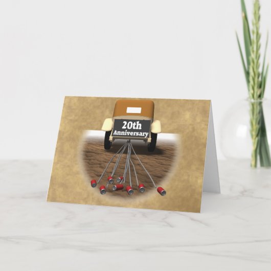 Carte 20e anniversaire de mariage (Devant)