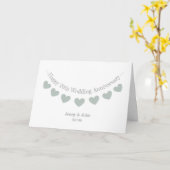 Carte 20e anniversaire de mariage de Chine avec des coeu (Fleur jaune)