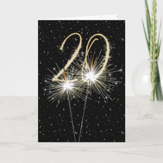 Carte 20e anniversaire du mariage (Devant)