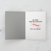 Carte 20e anniversaire Perte d'années Ados (Intérieur)