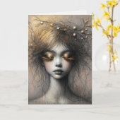 Carte 20e anniversaire Perte d'années Ados (Fleur jaune)