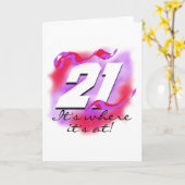 Carte 21 à où il est (Fleur jaune)