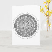 Carte 21 DÉCEMBRE 2012 : Le nouveau début commémoratif (Fleur jaune)