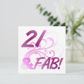 Carte 21 Et Fabuleux anniversaire (Debout devant)