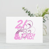 Carte 21 Et Fabuleux anniversaire (Debout devant)