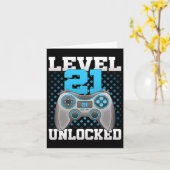 Carte 21 Jeu vidéo déverrouillé 21e Jeu d'anniversaire G (Fleur jaune)