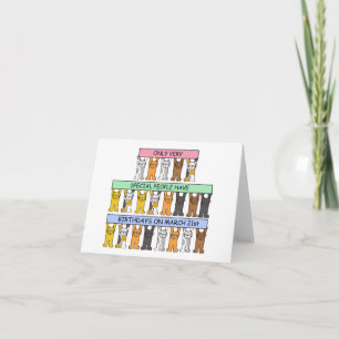 Carte 21 mars Cartoon Cats