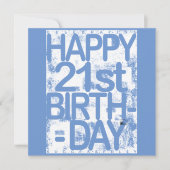 Carte 21e anniversaire (Devant)