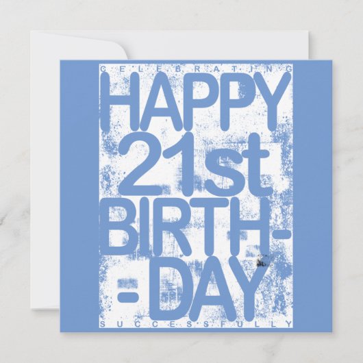 Carte 21e anniversaire (Devant)