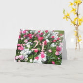 Carte 21e anniversaire (Fleur jaune)