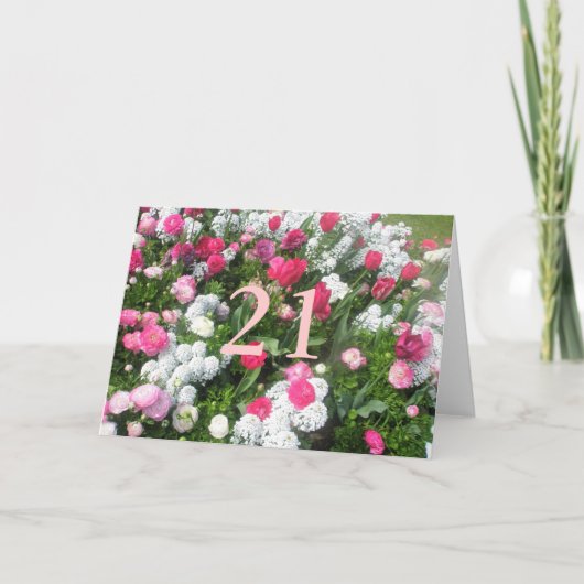 Carte 21e anniversaire (Devant)