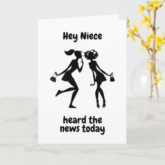 Carte *21e ANNIVERSAIRE DE LA NIECE* QUEL ANNIVERSAIRE S (Fleur jaune)