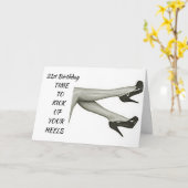 CARTE **21E ANNIVERSAIRE** DÉMARREZ OU DÉSACTIVEZ VOTRE (Fleur jaune)