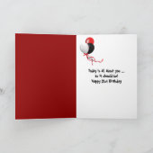 Carte 21e anniversaire en vedette (Intérieur)