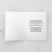 Carte 21e anniversaire Feuilles éparpillés (Intérieur)